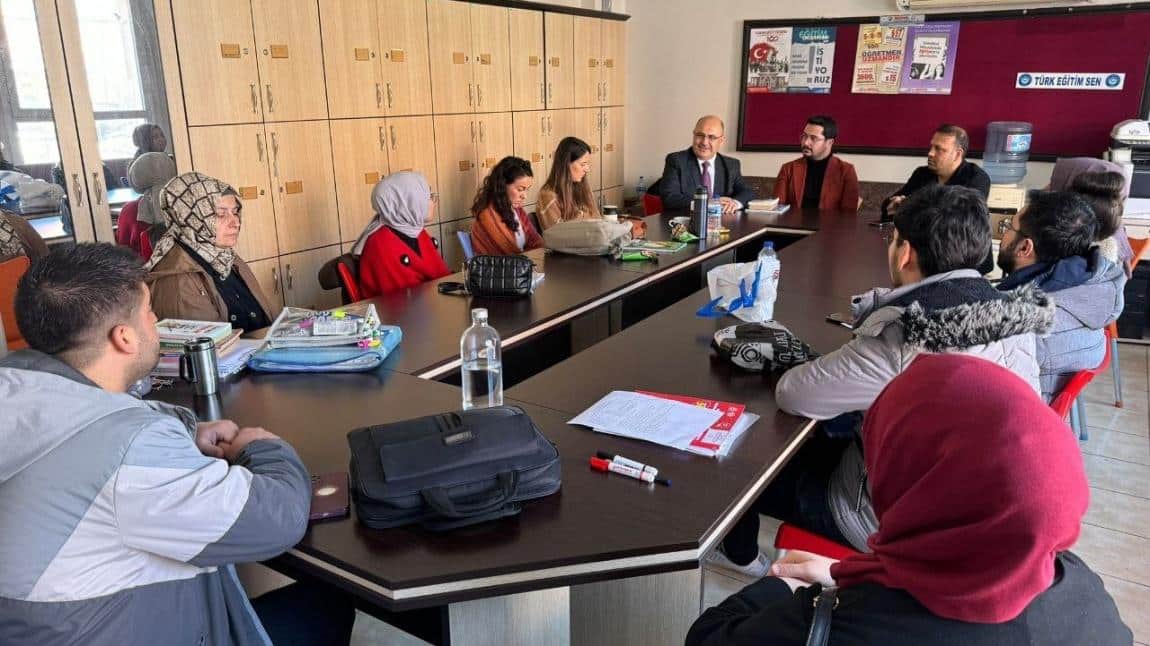 İlçe Milli Eğitim Müdürü Mehmet Toksoy'un Okululumuzu Ziyareti